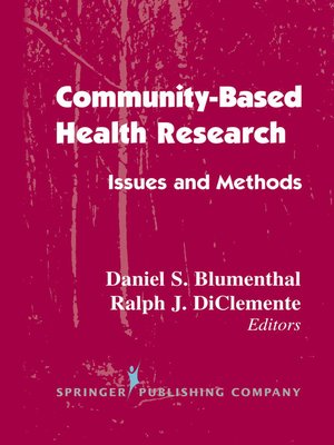 cover image of Community- Based Health Research